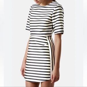 MOVING SALE Topshop Black and White Striped Mini Dress